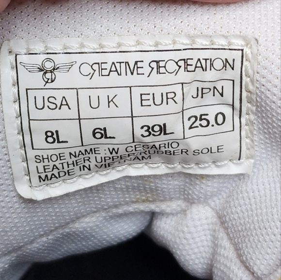 Creative Recreation Cesario Sneaker Tan Purple Black Plaid Size 8 EU 39 - Picture 6 of 16